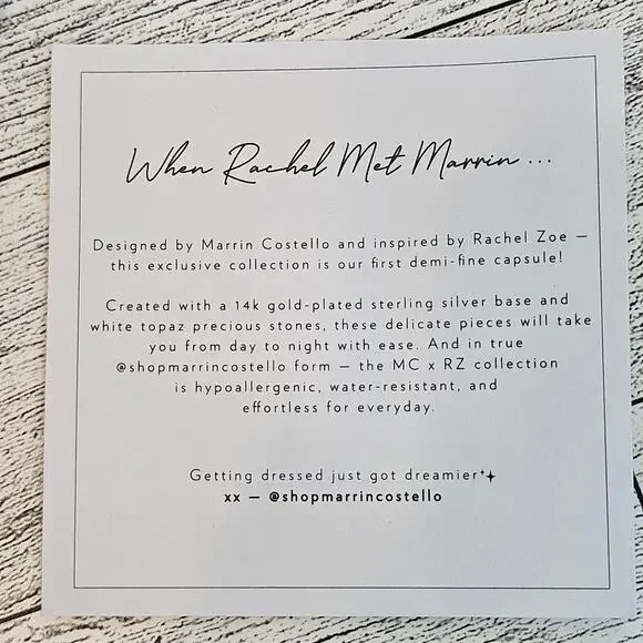 Marrin Costello x Rachel Zoe Collection Mystique Hoop Earrings - Picture 5 of 7